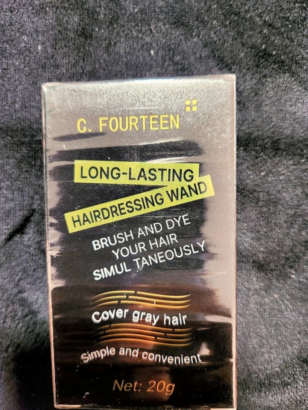 C. FOURTEEN Long-Lasting Hairdressing Wand (01# Black) Black